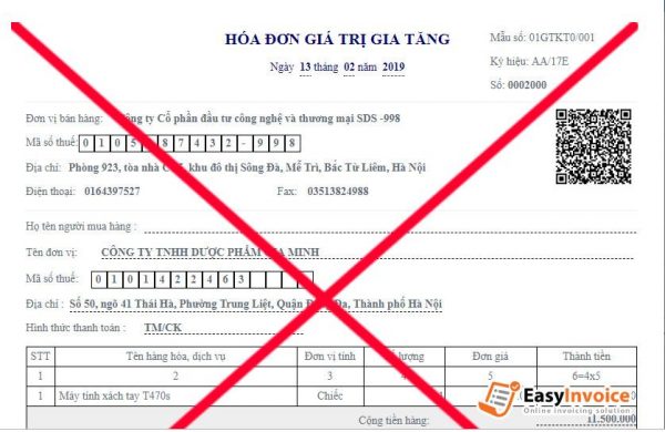 Hủy Hóa Đơn Điện Tử